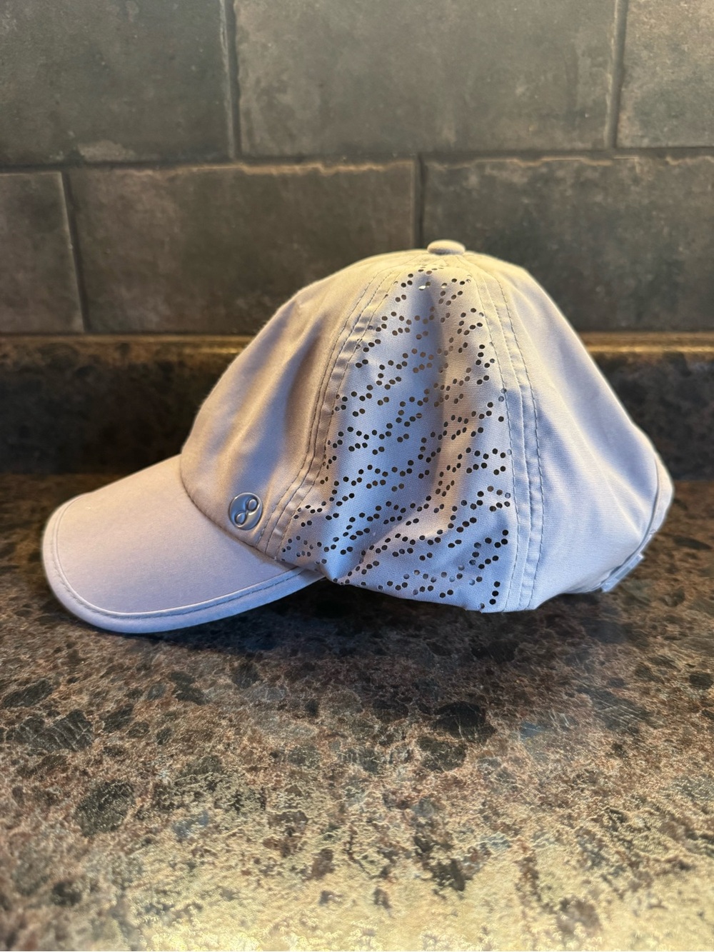 Layer 8 Gray Women’s Performance Baseball Cap - Picture 3 of 6